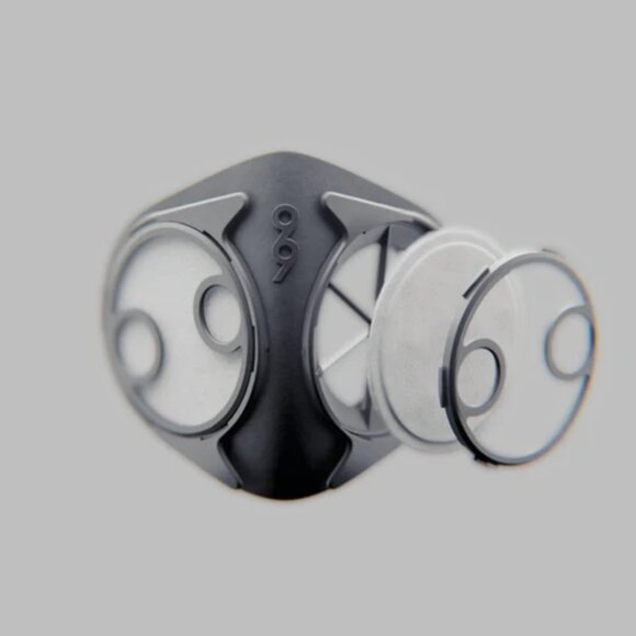 NIB Breathe99 Elastomeric Respirator - Black, Sheer Overlay, Extras - Picture 4 of 7